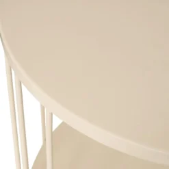 TABLE CAFE METAL KOBU ARGILE