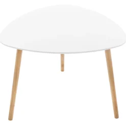 TABLE CAFE MILEO BLANC