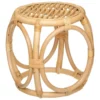 TABLE CAFE ROTIN AONI D.40X36CM