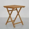 TABLE CARRE ACACIA 60X60X74CM