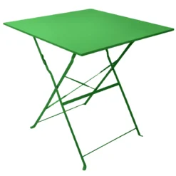TABLE CARREE PLIANTE CAMARGUE VERT OLIVE