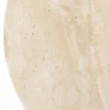 TABLE D APPOINT CELEN TRAVERTIN BLANC D.40X45CM
