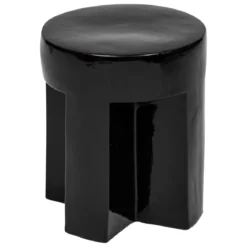 TABLE D APPOINT KRIZ NOIR D.41X34X34CM