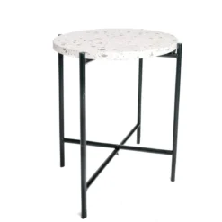 TABLE D APPOINT TERRAZZO D.43.5X43.5X50CM