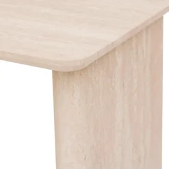 TABLE DE BAR ANAYA EFFET TRAVERTIN 120X60CM