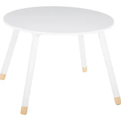TABLE DOUCEUR BLANC D.60CM