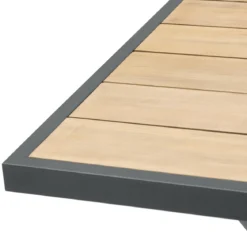 TABLE EMPERIA ACACIA ALUMINIUM 8 PLACES