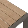 TABLE EVASION ALUMINIUM IMPRIME HONEY PRALINE 14 PLACES