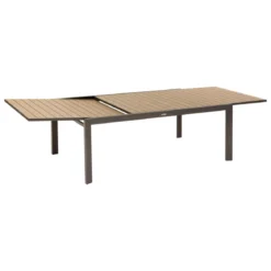 TABLE EVASION ALUMINIUM IMPRIME HONEY PRALINE 14 PLACES