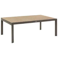 TABLE EVASION ALUMINIUM IMPRIME HONEY PRALINE 14 PLACES