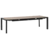 TABLE EVASION EXTENSIBLE ALUMINIUM HONEY GRAPHITE 10 PLACES