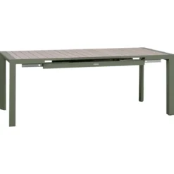 TABLE EVASION EXTENSIBLE ALUMINIUM LIN LAURIER 8 PLACES