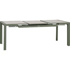 TABLE EVASION EXTENSIBLE ALUMINIUM LIN LAURIER 8 PLACES