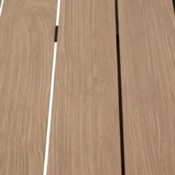 TABLE EVASION EXTENSIBLE ALUMINIUM HONEY GRAPHITE 8 PLACES