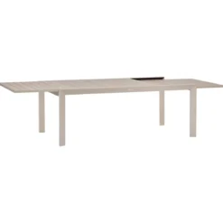 TABLE EVASION EXTENSIBLE COULISSANTE ARGILE 12 PLACES