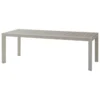 TABLE EVASION FIXE ALUMINIUM LIN ARGILE 8 PLACES