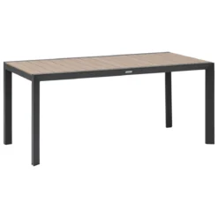 TABLE EVASION FIXE ALUMINIUM HONEY GRAPHIE 6 PLACES