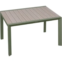 TABLE EVASION FIXE ALUMINIUM LIN LAURIER 4 PLACES