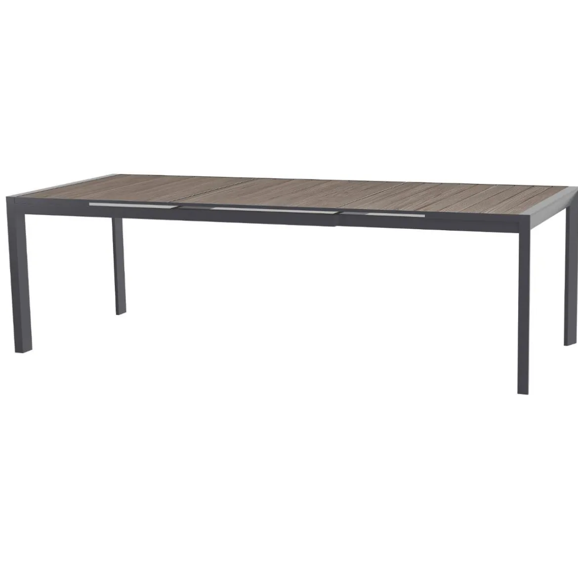 TABLE EVASION RALLONGE AUTOMATIQUE SEIGLE GRAPHITE 10 PLACES