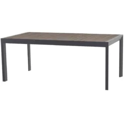TABLE EVASION RALLONGE AUTOMATIQUE SEIGLE GRAPHITE 10 PLACES