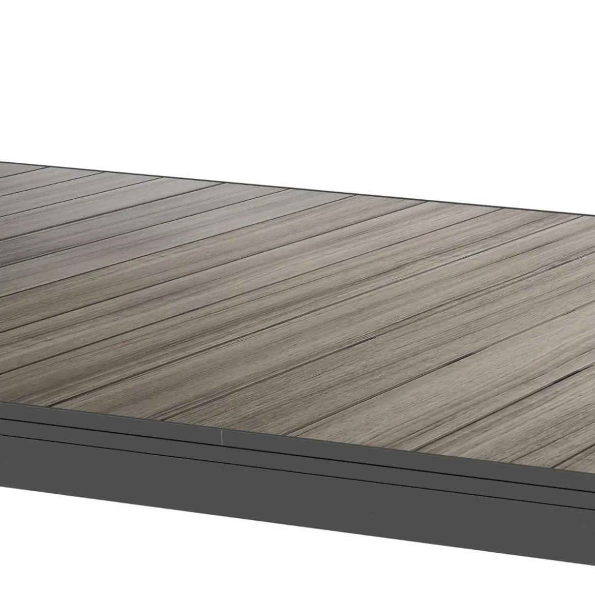 TABLE EVASION RALLONGE AUTOMATIQUE SEIGLE GRAPHITE 10 PLACES