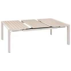 TABLE EVASION RALLONGE AUTOMATIQUE CARREE LIN 10 PLACES