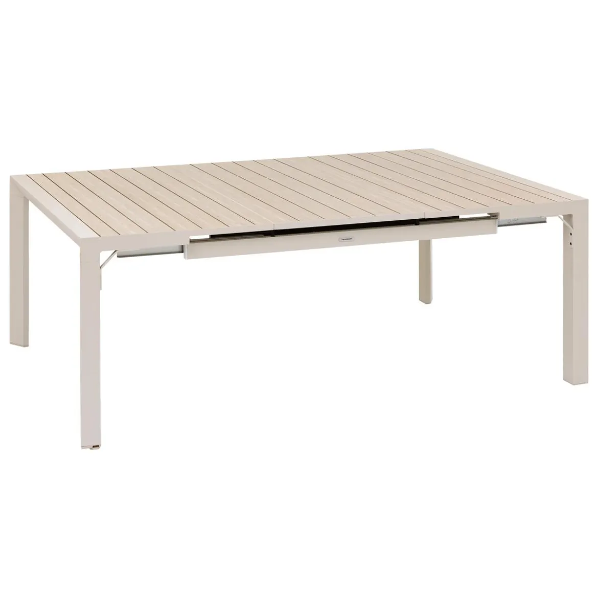 TABLE EVASION RALLONGE AUTOMATIQUE CARREE LIN 10 PLACES