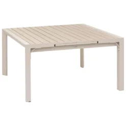 TABLE EVASION RALLONGE AUTOMATIQUE CARREE LIN 10 PLACES
