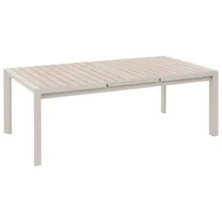 TABLE EVASION RALLONGE AUTOMATIQUE LIN ARGILE 10 PLACES