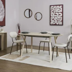 TABLE EXTENSIBLE 6 A 8 PERS TERRA NOVA
