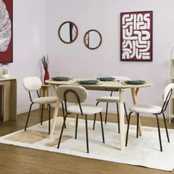 TABLE EXTENSIBLE 6 A 8 PERS TERRA NOVA