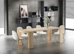 TABLE EXTENSIBLE CHENE 2.23M