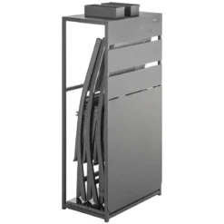 TABLE FIRA PLIANTE ALUMINIUM GRAPHITE 3 PLACES