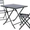 TABLE GREENSBORO CARREE GRAPHITE 2 PLACES