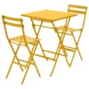 TABLE GREENSBORO HAUTE CARRE MOUTARDE 2 PLACES
