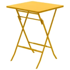 TABLE GREENSBORO HAUTE CARRE MOUTARDE 2 PLACES