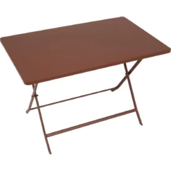 TABLE GREENSBORO RECTANGLE ACAJOU 4 PLACES