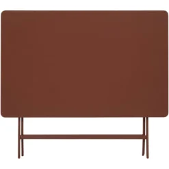 TABLE GREENSBORO RECTANGLE ACAJOU 4 PLACES