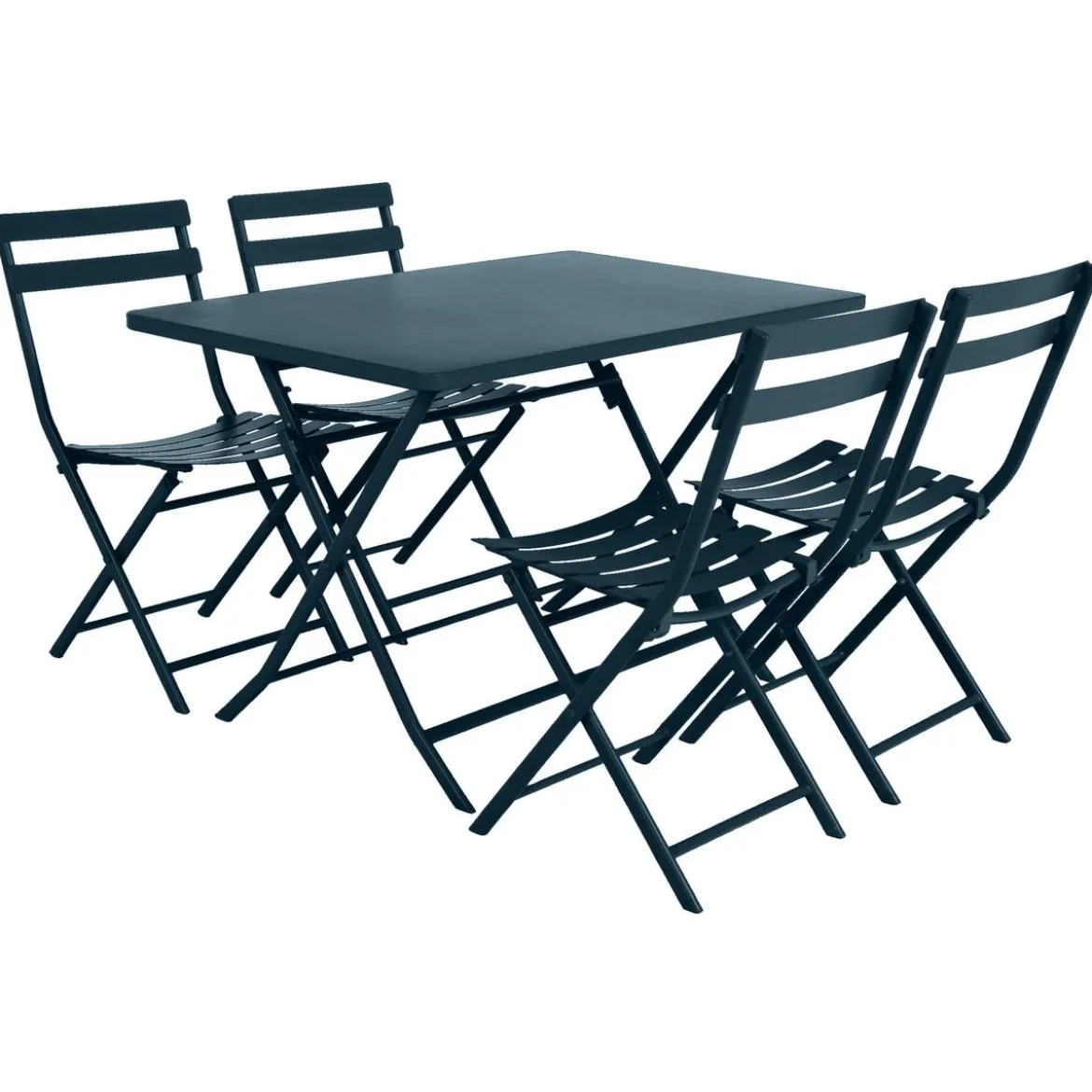 TABLE GREENSBORO RECTANGLE PETROLE 4 PLACES