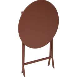 TABLE GREENSBORO RONDE ACAJOU 2 PLACES
