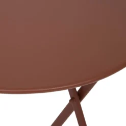 TABLE GREENSBORO RONDE ACAJOU 2 PLACES
