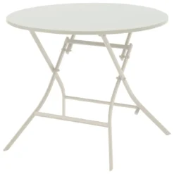 TABLE GREENSBORO RONDE ARGILE 4 PLACES