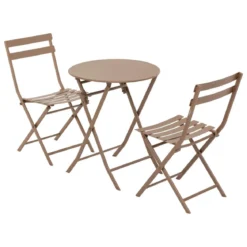 TABLE GREENSBORO RONDE BRONZE 2 PLACES