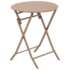 TABLE GREENSBORO RONDE BRONZE 2 PLACES