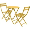 TABLE GREENSBORO RONDE MOUTARDE 2 PLACES