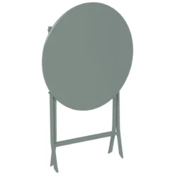 TABLE GREENSBORO RONDE OLIVE 2 PLACES