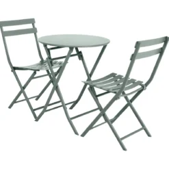 TABLE GREENSBORO RONDE OLIVE 2 PLACES