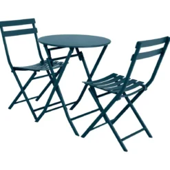 TABLE GREENSBORO RONDE PETROLE 2 PLACES