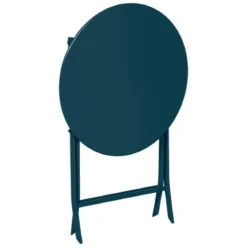 TABLE GREENSBORO RONDE PETROLE 2 PLACES