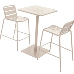 TABLE HAUTE PHUKET CARREE ARGILE 2 PLACES